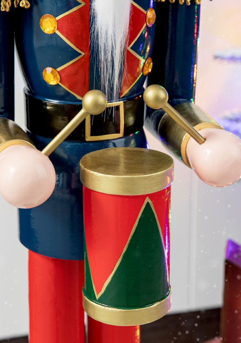 Wooden Christmas Drummer Nutcracker