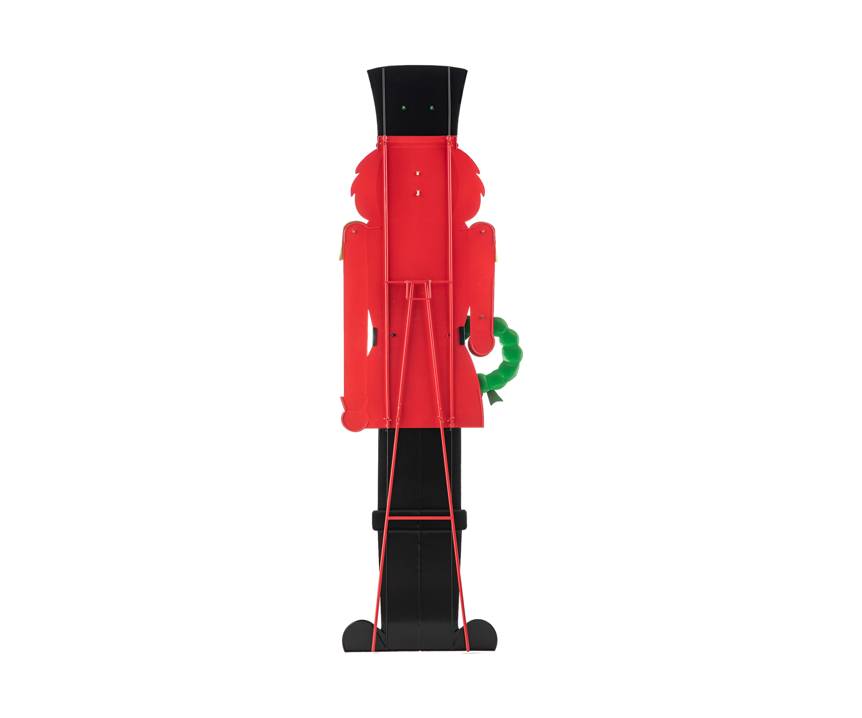 60-inchH Metal Nutcracker Porch Décor (KD)