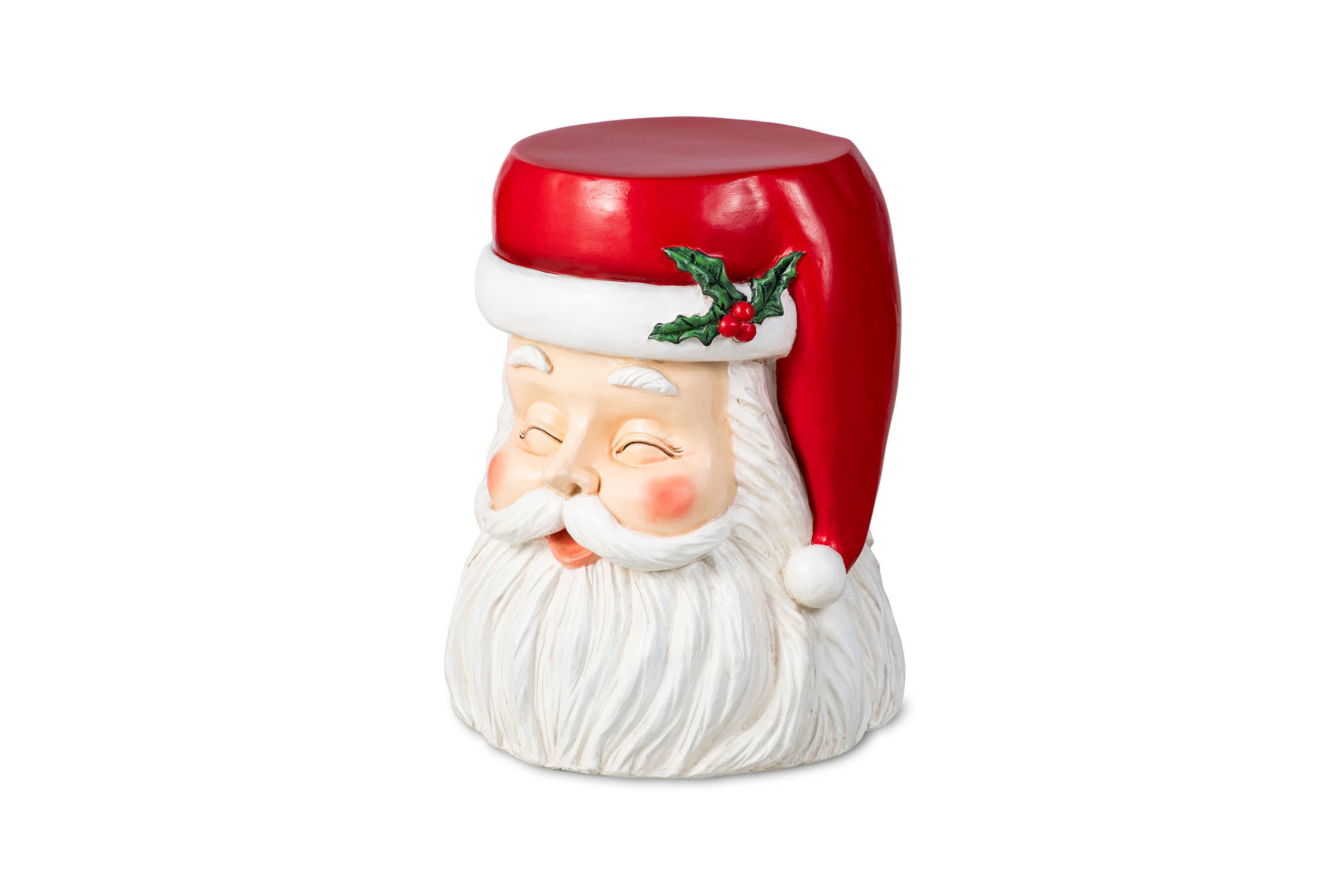 16"H Christmas MGO SantaStool or Accent Table