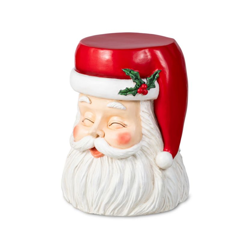 16"H Christmas MGO SantaStool or Accent Table