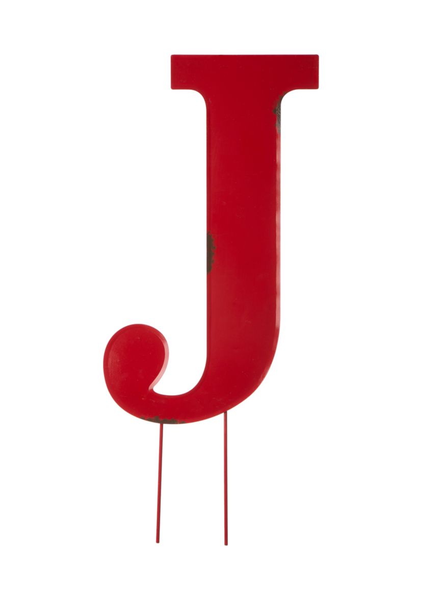 Metal JOY Angel Yard Stake or Standing Décor or Wall Décor