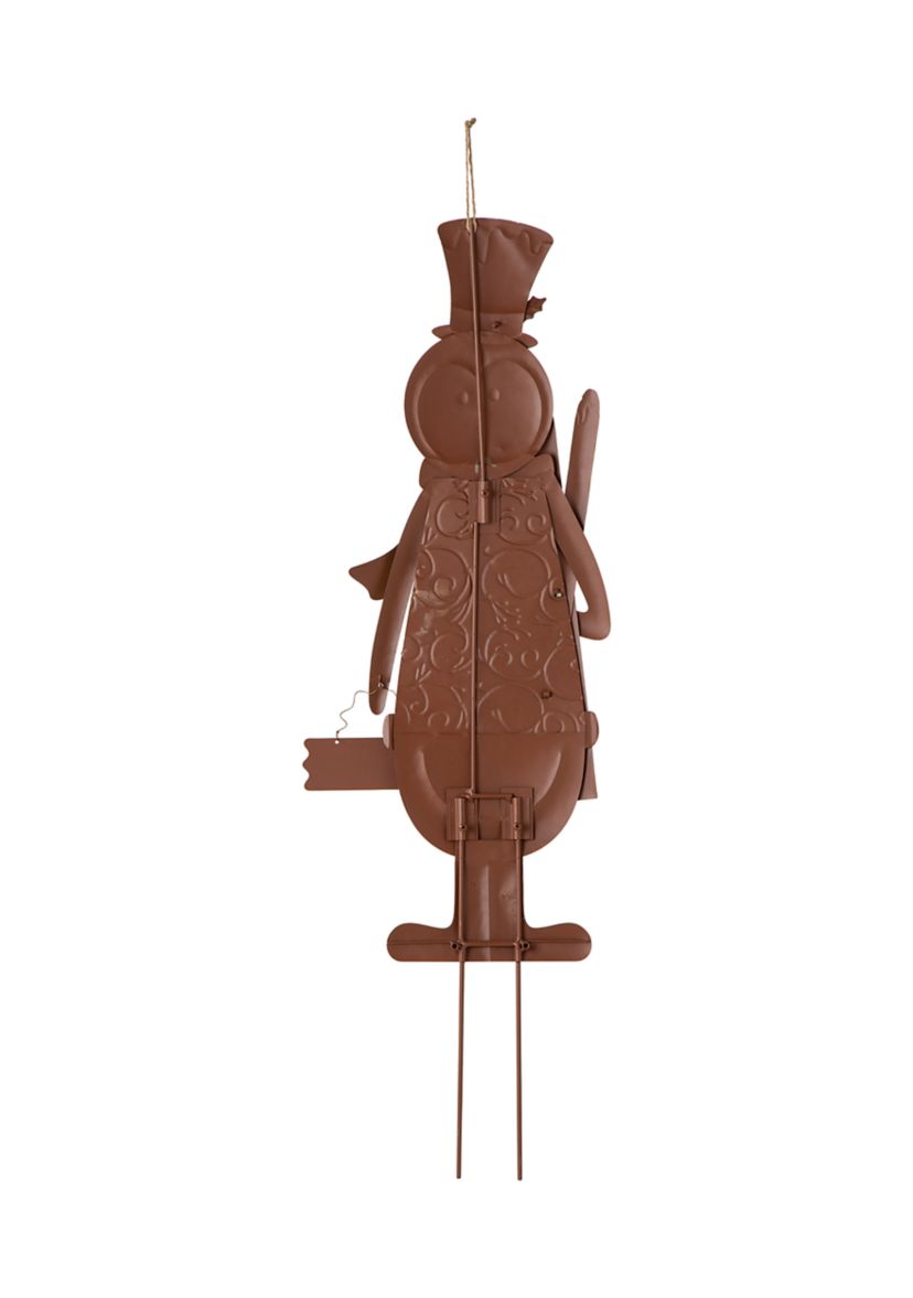 Metal Penguin Yardstake or Standing Décor or Wall Décor