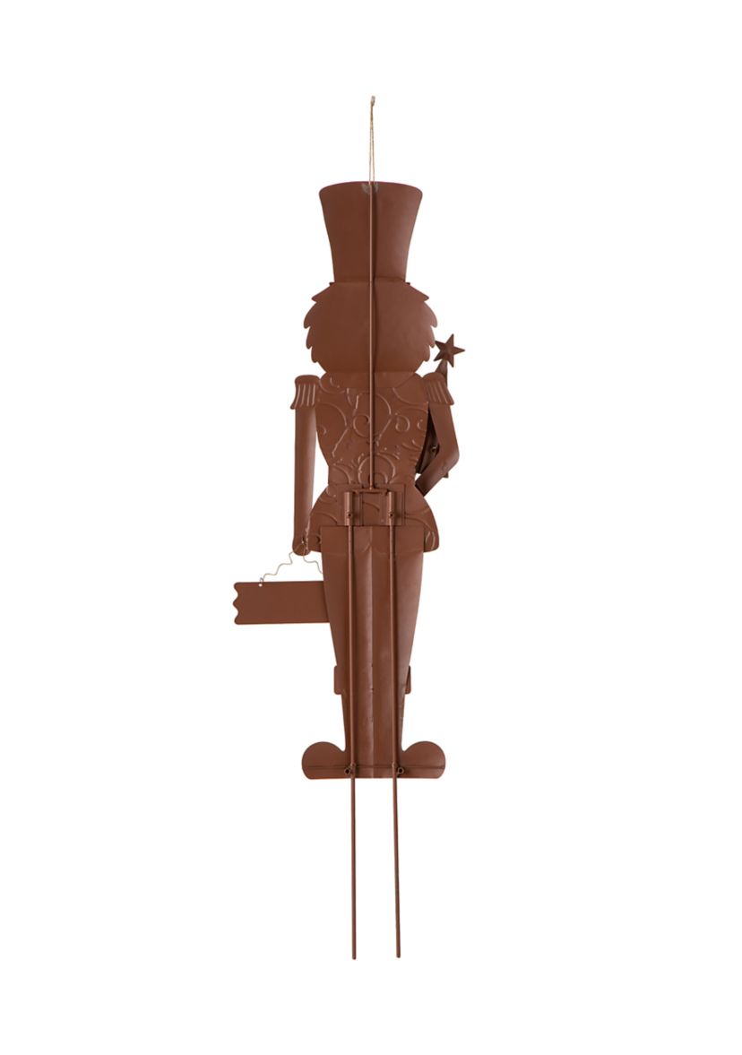 Metal Nutcracker Yardstake or Standing Décor or Wall Décor