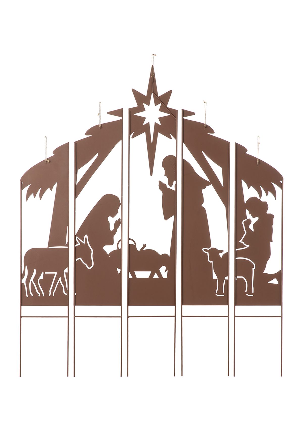 Metal Nativity Combo Yard Stake