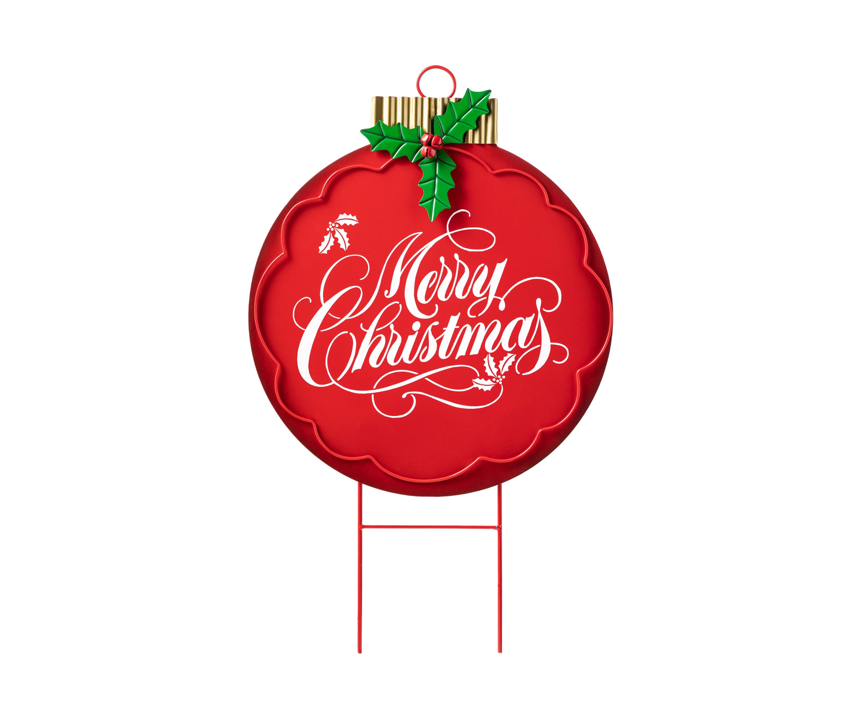 24-inchH Metal Ornament Yard Stake (KD)