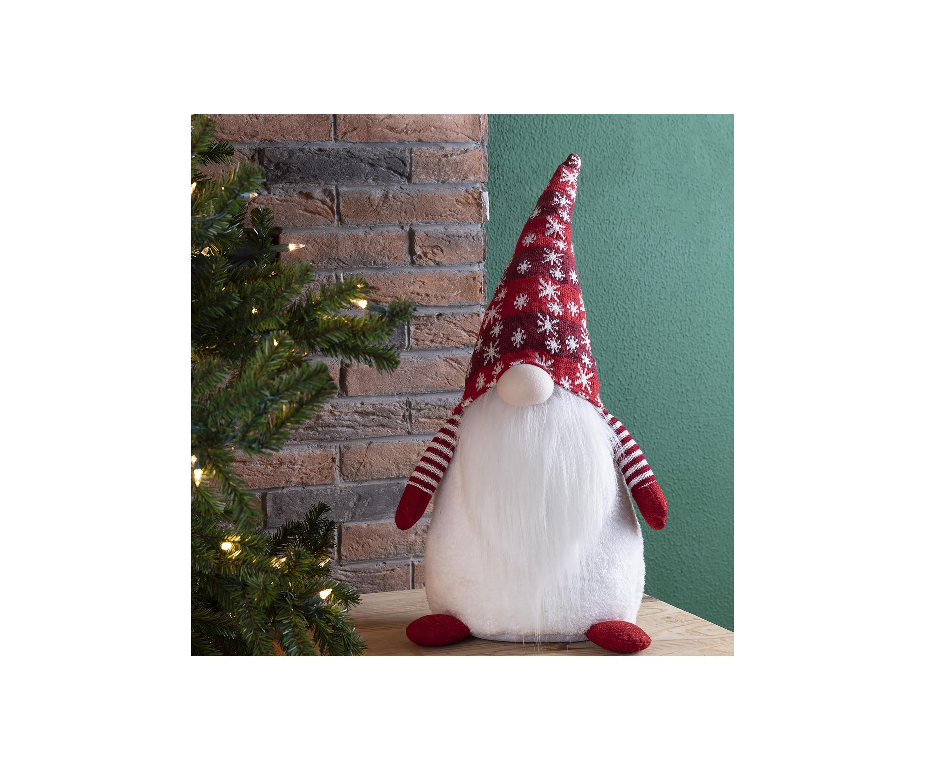 Fabric Christmas Gnome Standing Décor
