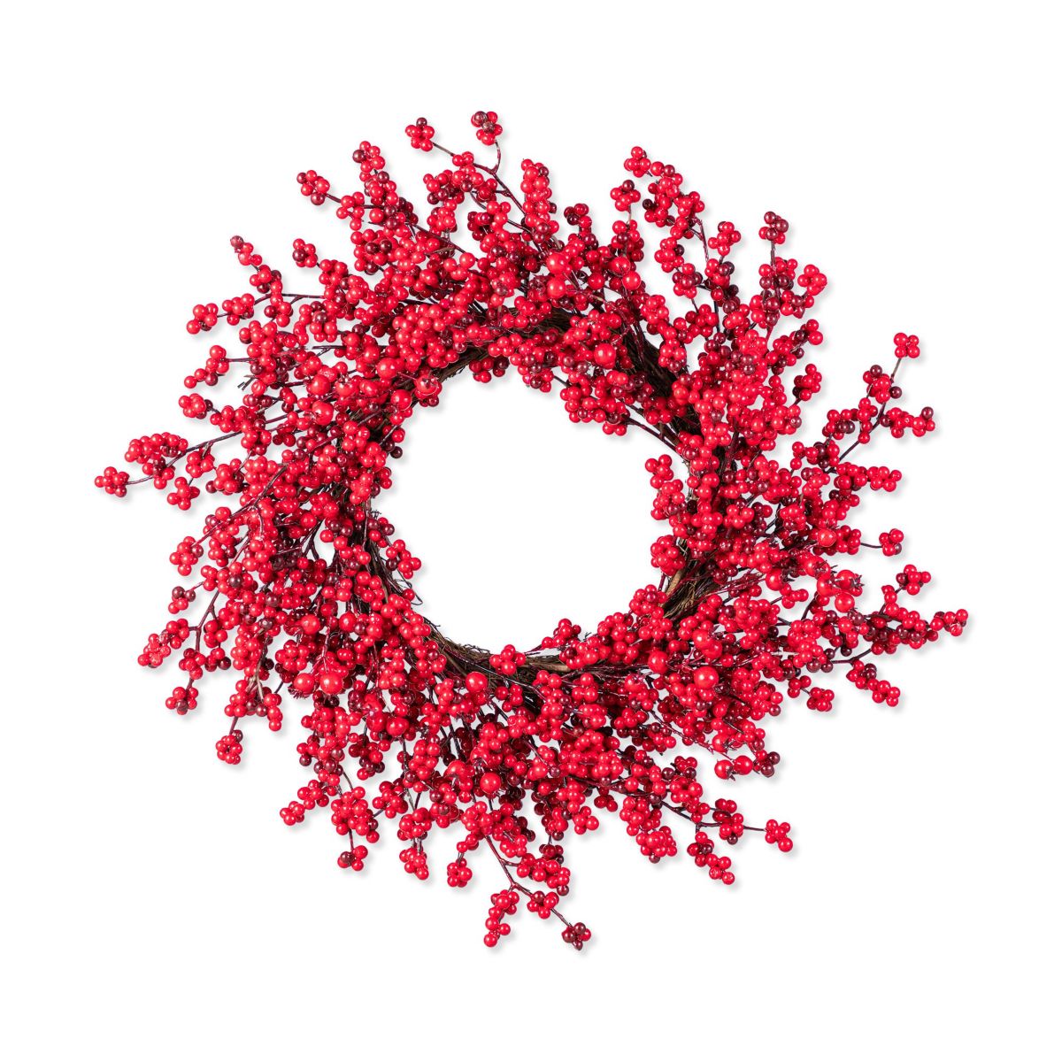 25"D Christmas Red Berries Wreath