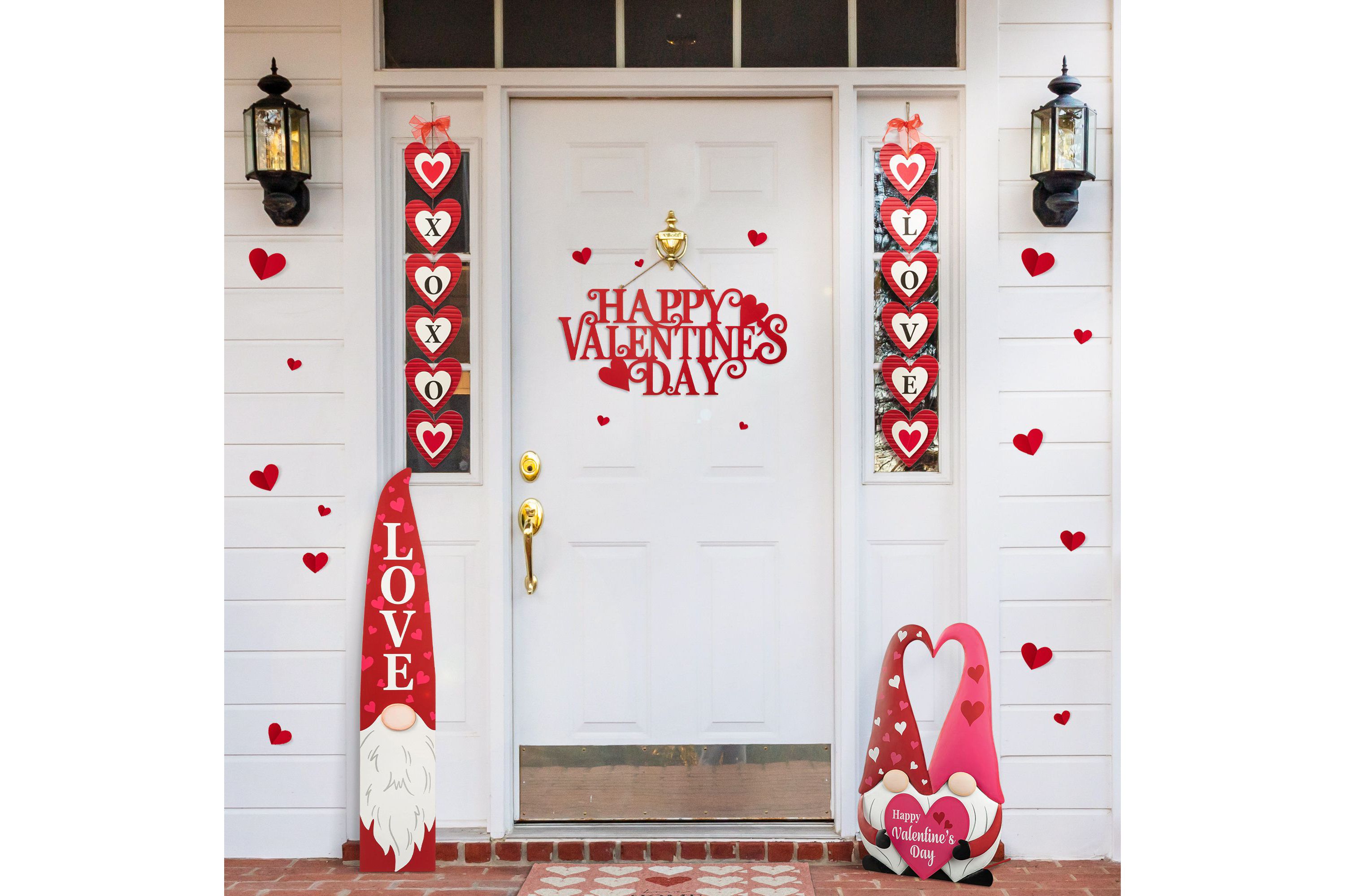 24"L Metal "HAPPY VALENTINES  DAY" Wall Decor