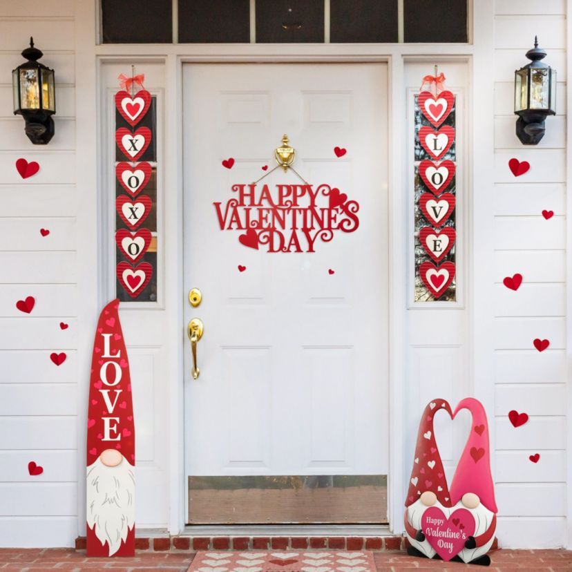 24"L Metal "HAPPY VALENTINES  DAY" Wall Decor