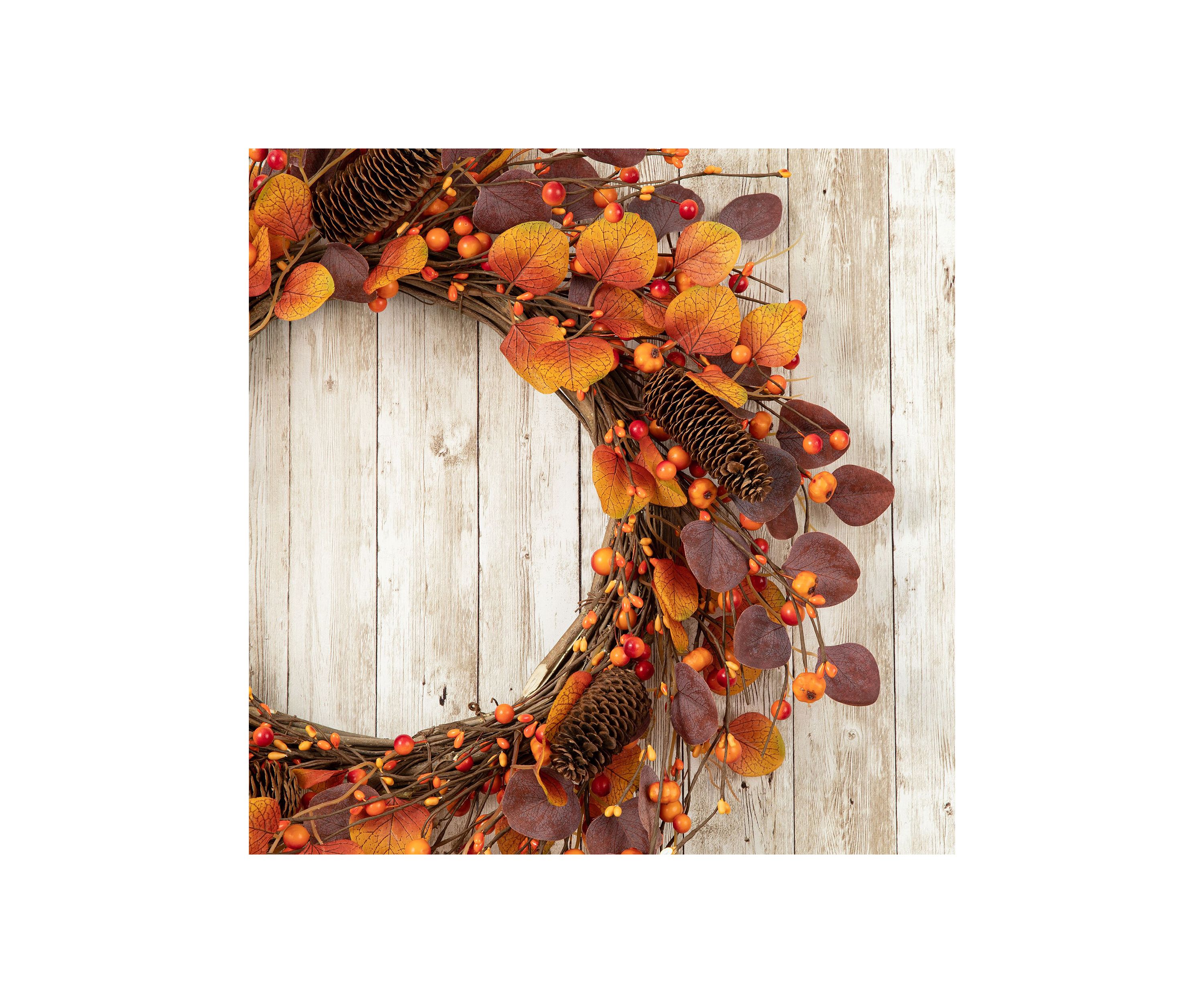 Fall Eucalyptus Berry Wreath