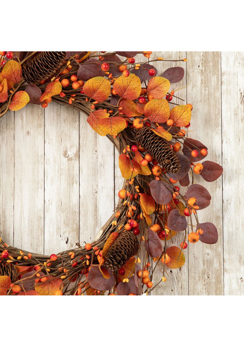 Fall Eucalyptus Berry Wreath