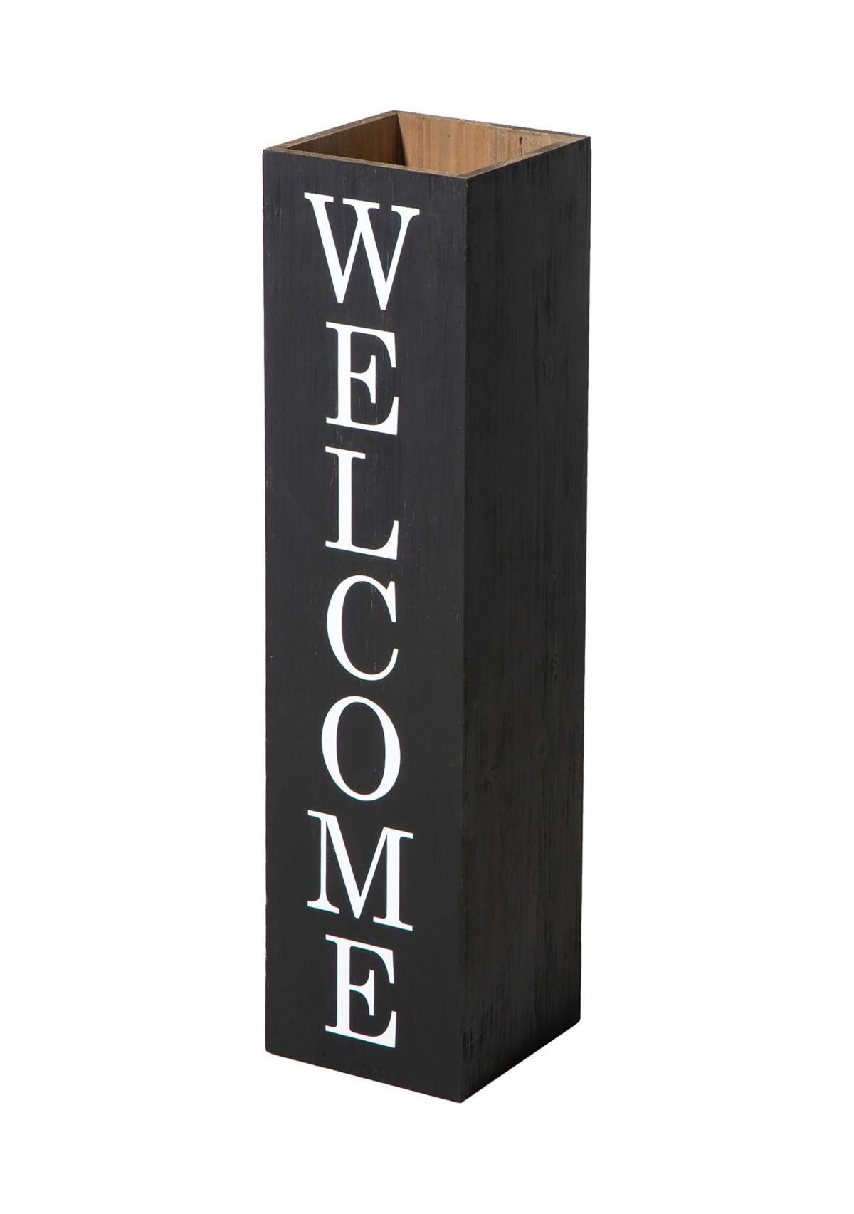 Double Sided Solid Wood Boxed "WELCOME HOME" Porch Sign