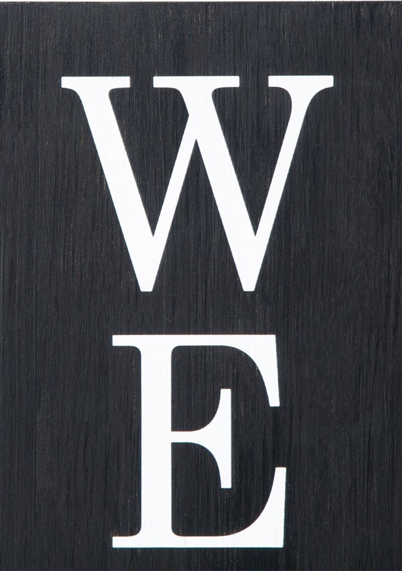 Double Sided Solid Wood Boxed "WELCOME HOME" Porch Sign