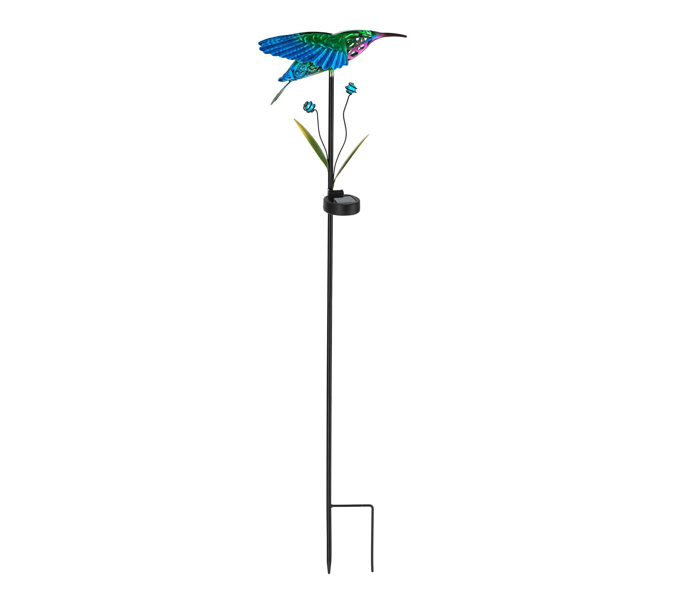 36"H Solar Hummingbird Yardstake (KD)
