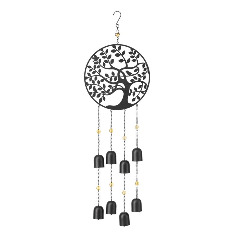 32"H Metal Tree of Life Windchime with Bells