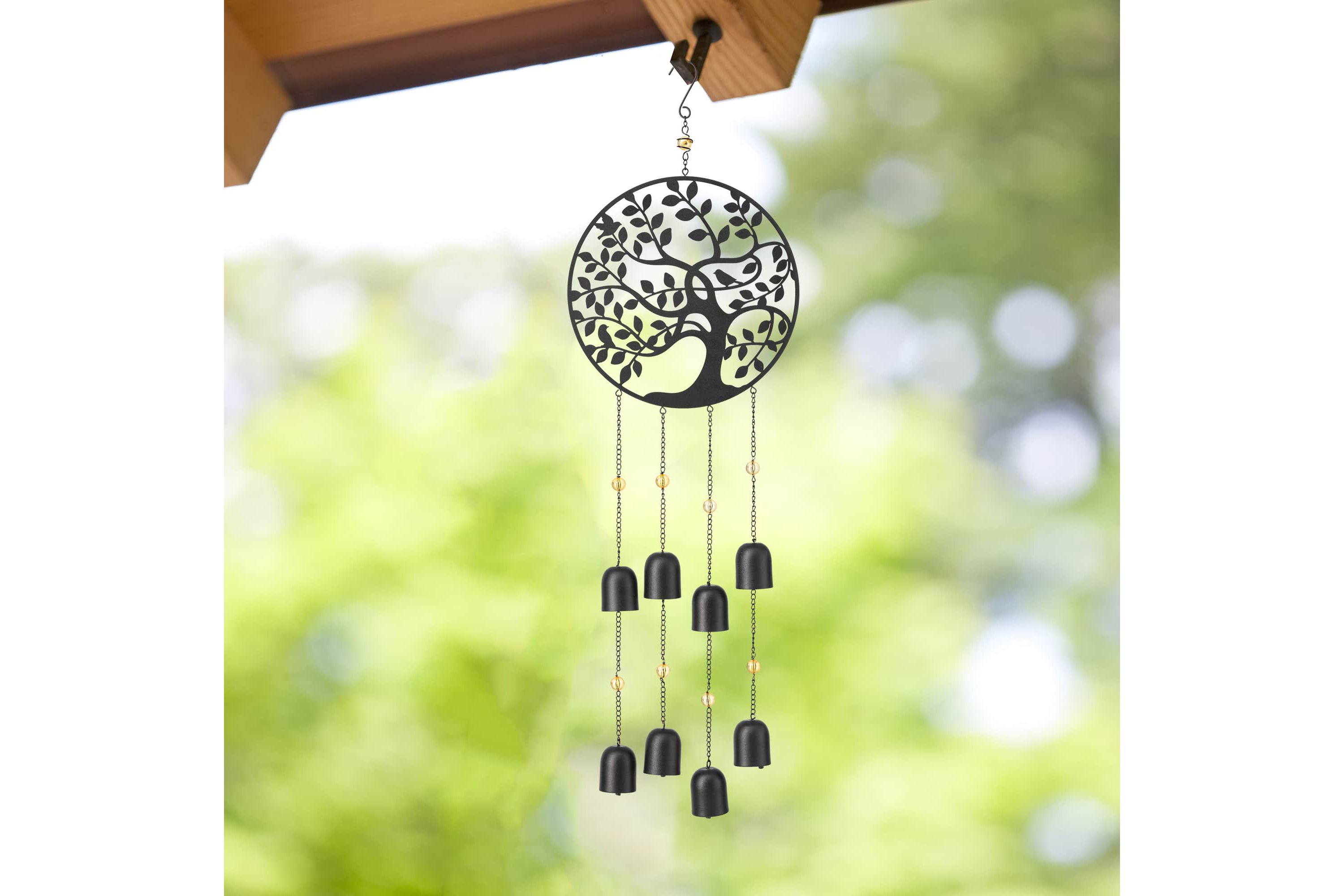 32"H Metal Tree of Life Windchime with Bells