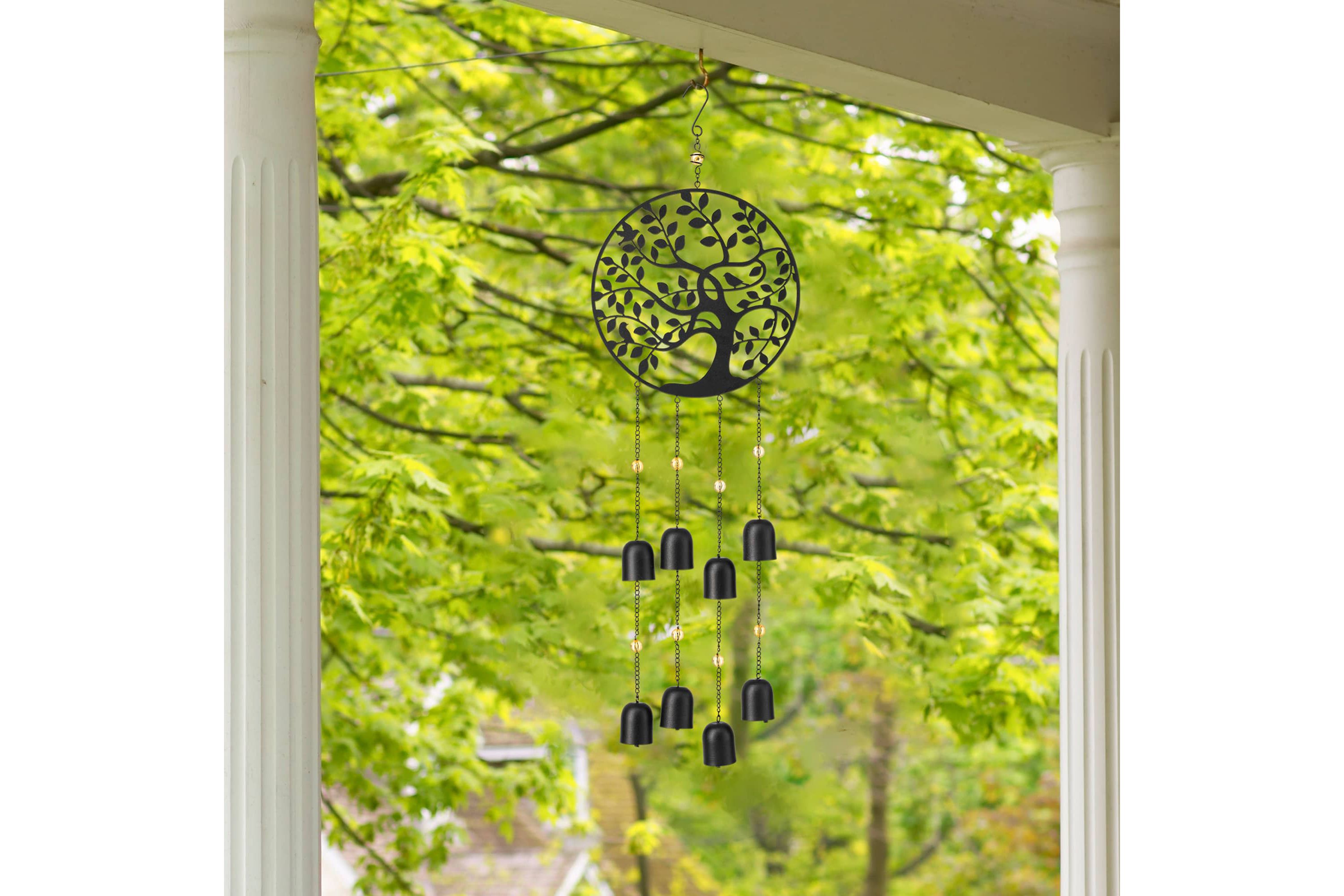 32"H Metal Tree of Life Windchime with Bells