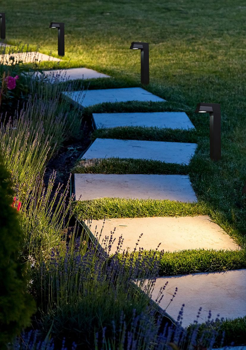 Set of 6 Solar  Powered SMD LED Pathway Ground Light