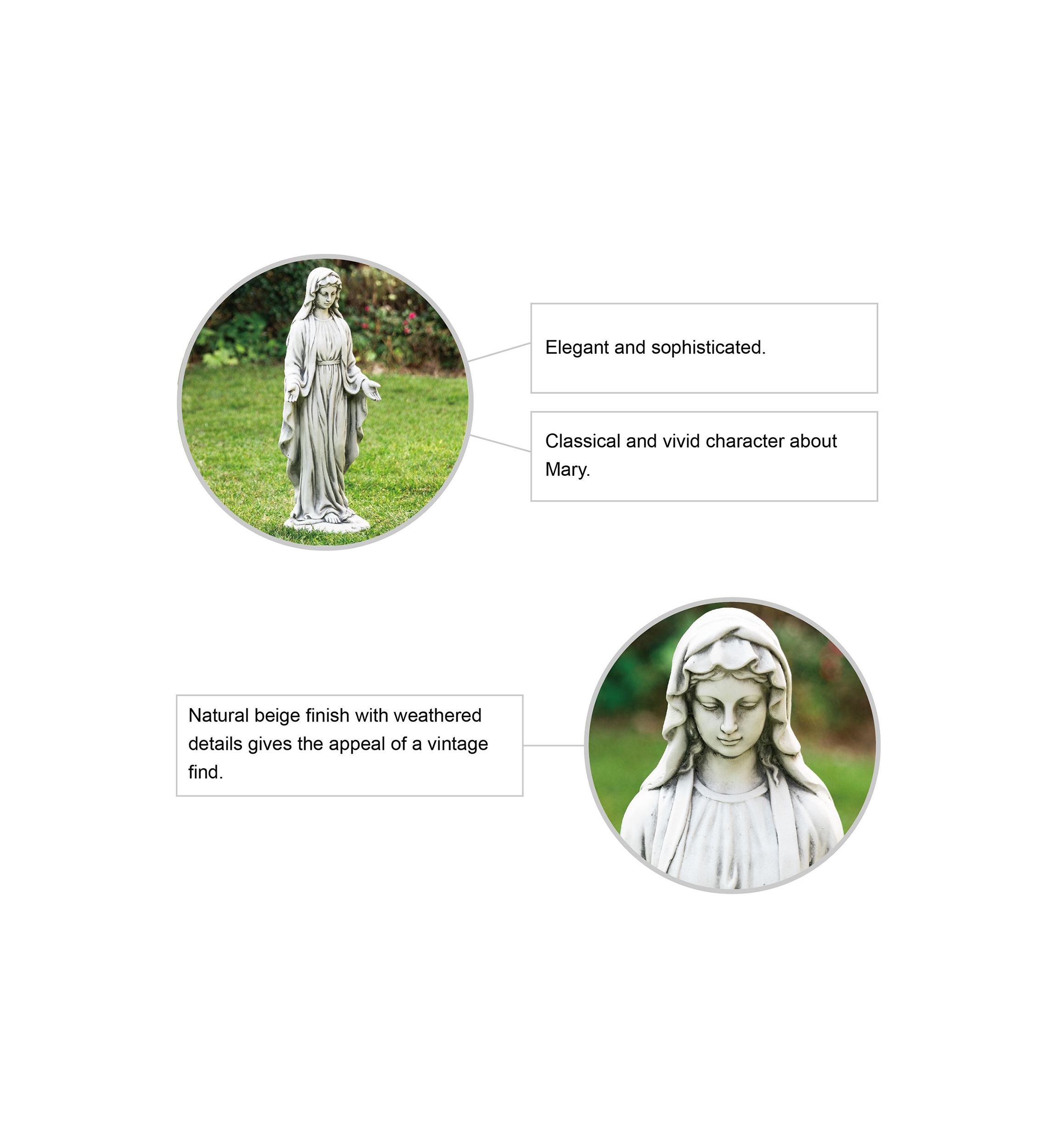 MGO Blessed Mother Mary Garden Statue