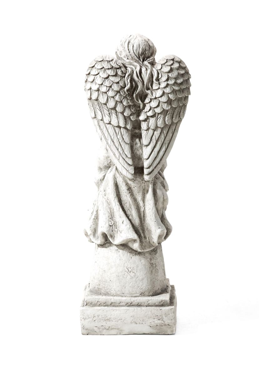 MGO Angel Garden Statue with a Birdbath