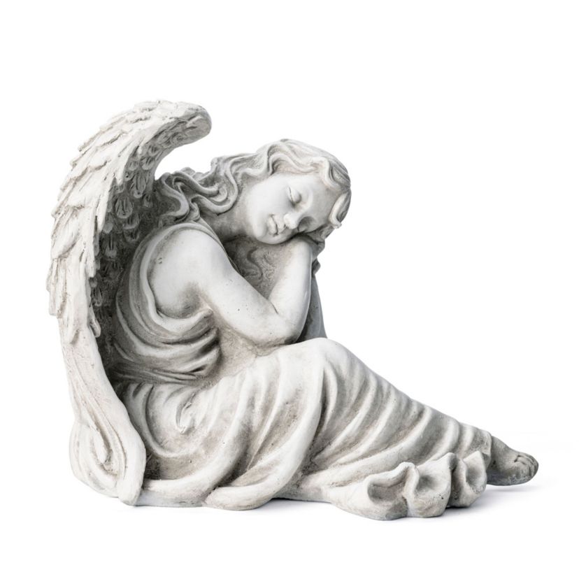 15H MGO Sleeping Angel  Garden Statue