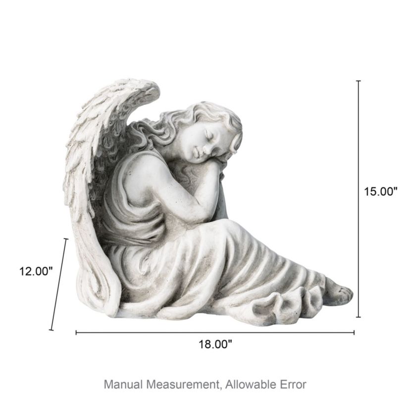 15H MGO Sleeping Angel  Garden Statue