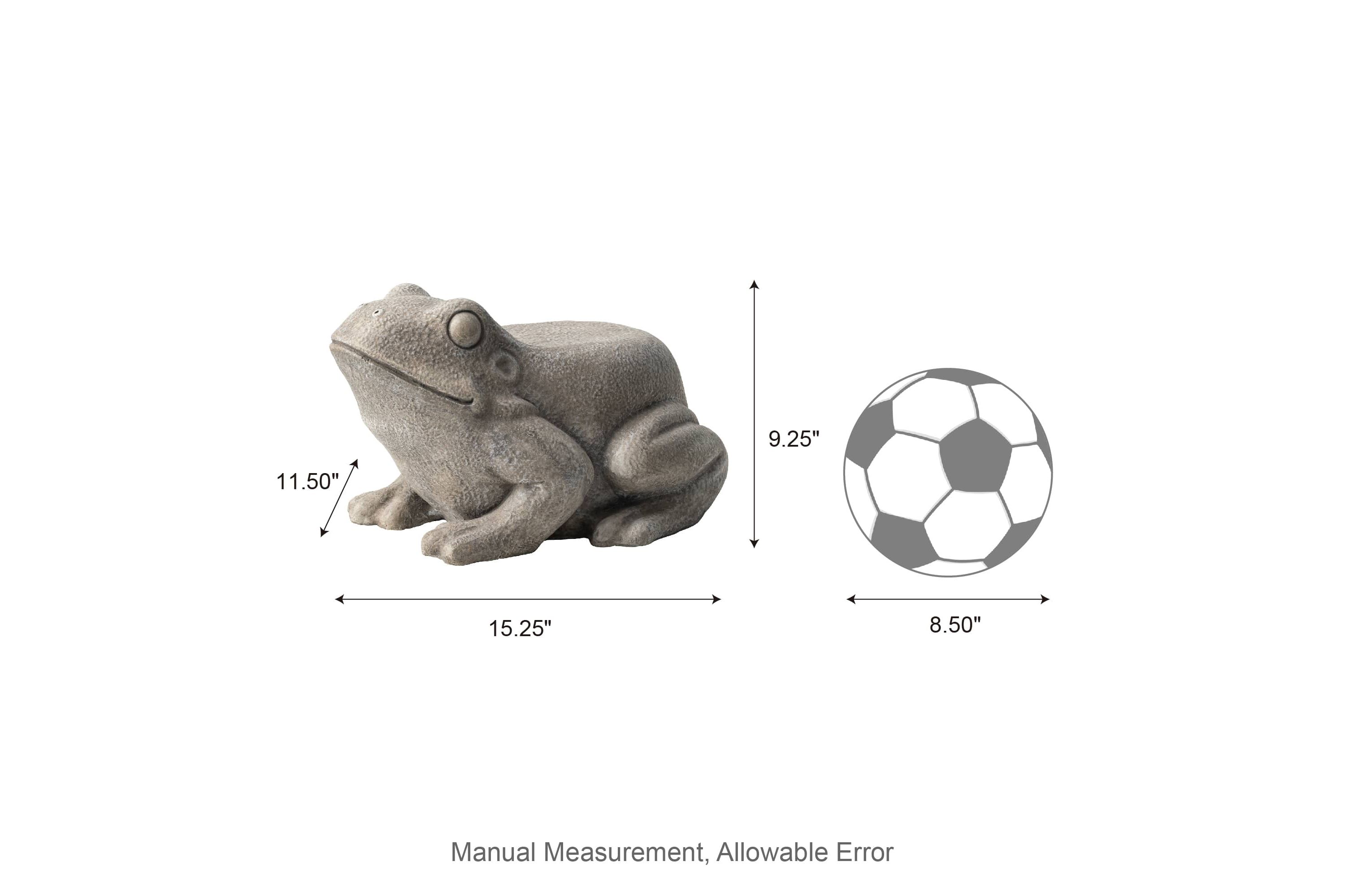 15.25"L MGO Snail Garden Statue or Planter Stand
