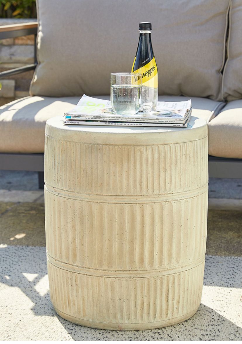 Multi-functional MGO Textured Garden Stool