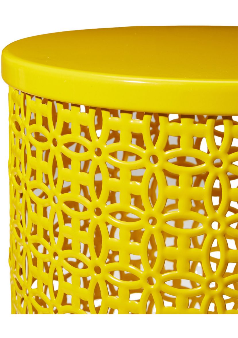 Set of 2 Multi-functional Metal Garden Stool