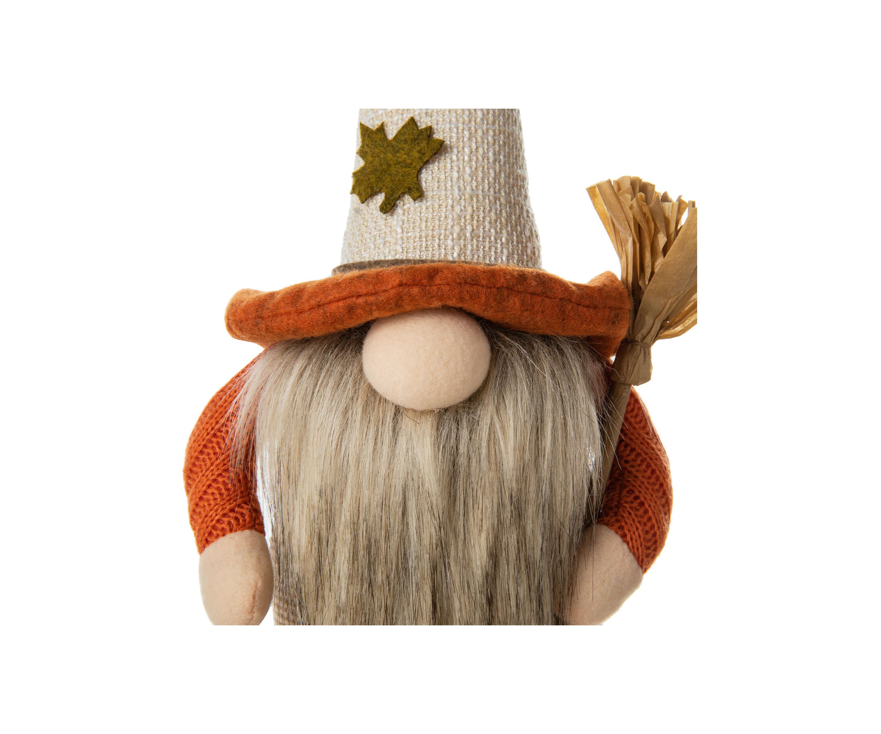 Set of 3 Fall Fabric Gnome