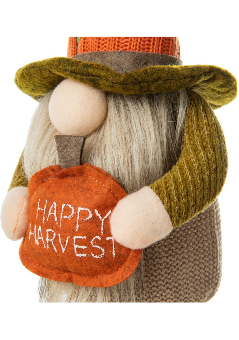 Set of 3 Fall Fabric Gnome