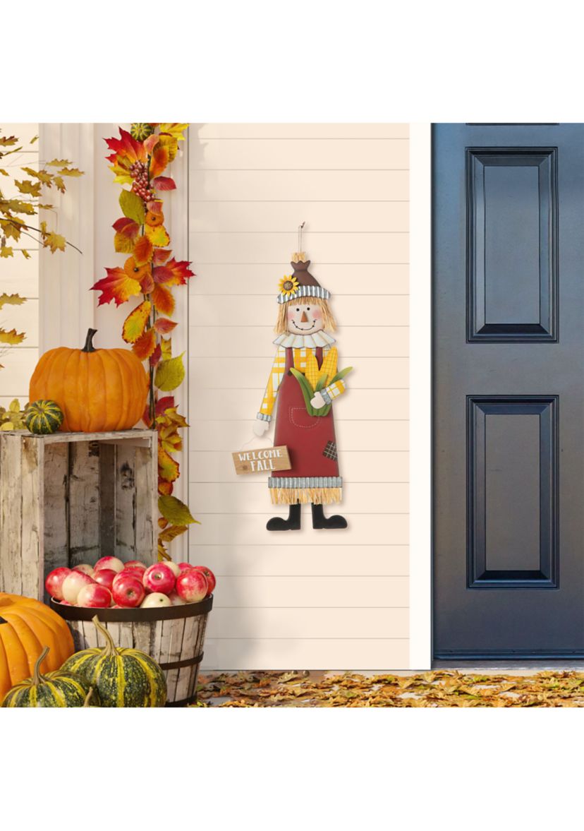 Metal Scarecrow Yard Stake/Standing/Hanging Sign