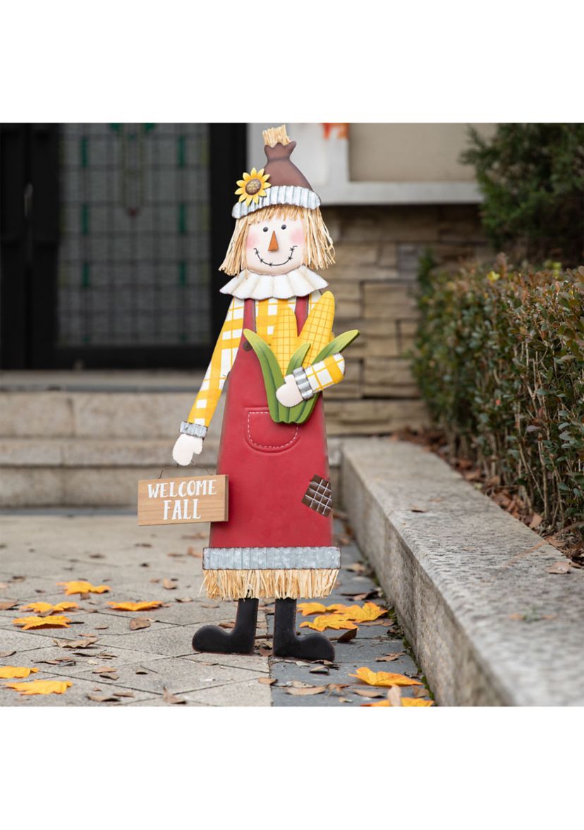 Metal Scarecrow Yard Stake/Standing/Hanging Sign