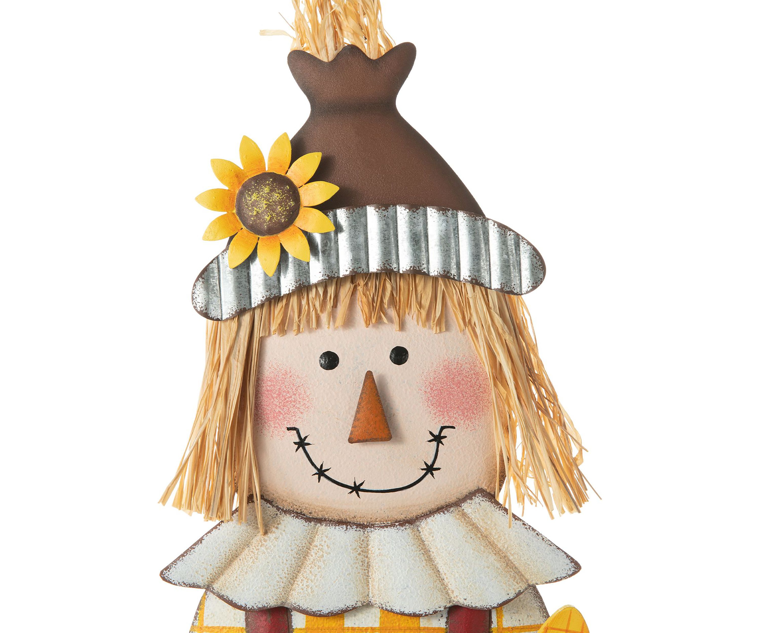Metal Scarecrow Yard Stake/Standing/Hanging Sign