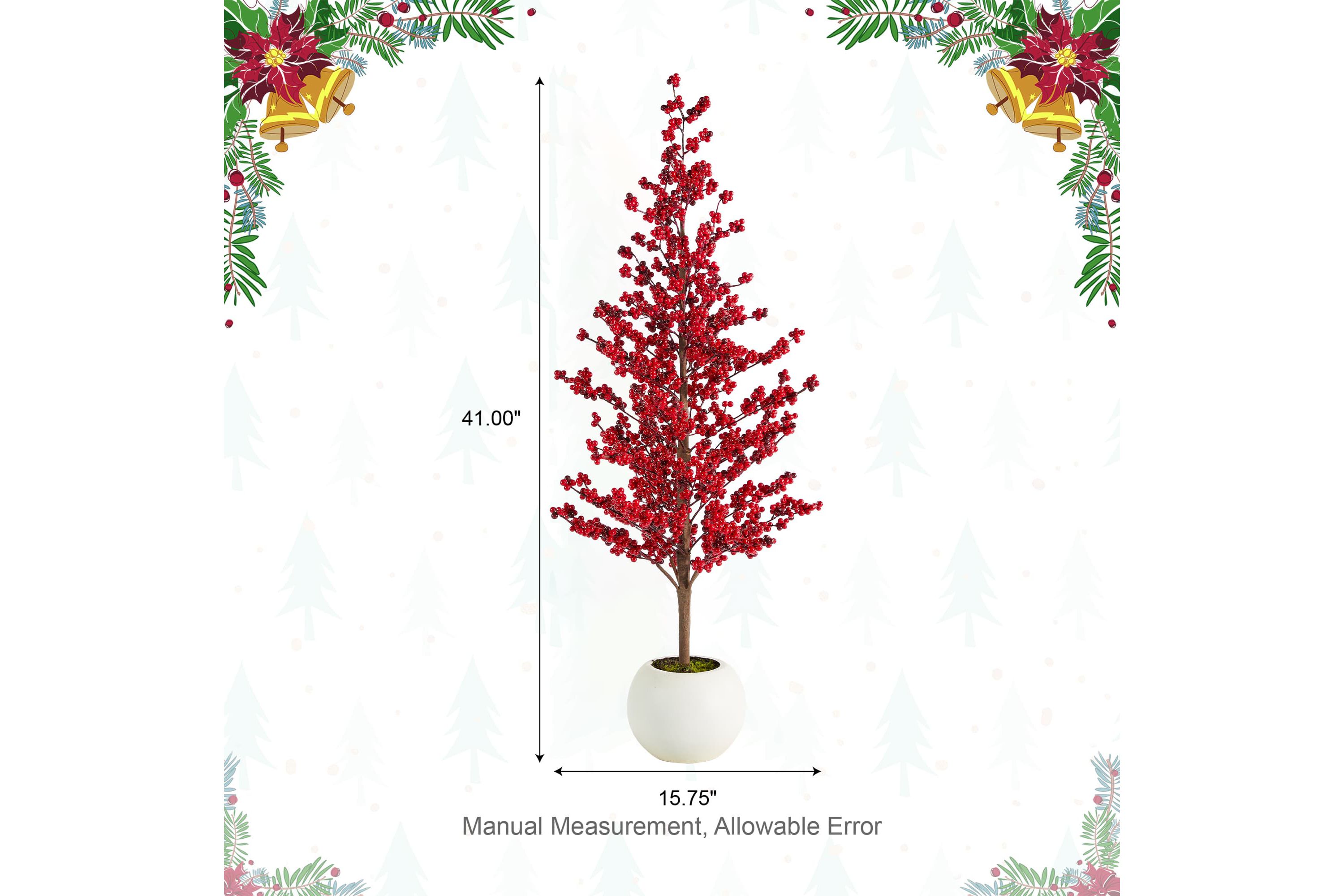 41"H  Christmas berry  Porch Tree
