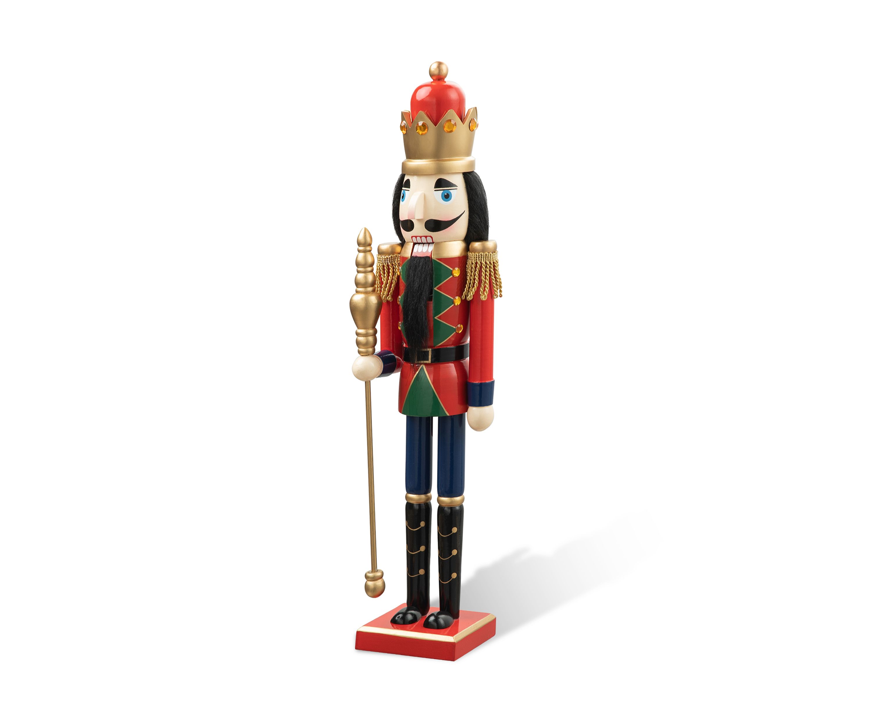 24-inchH Wooden Christmas King Nutcracker