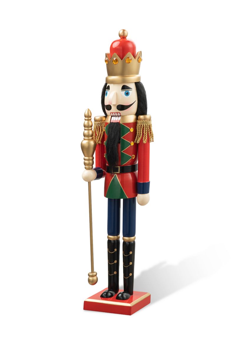 24-inchH Wooden Christmas King Nutcracker