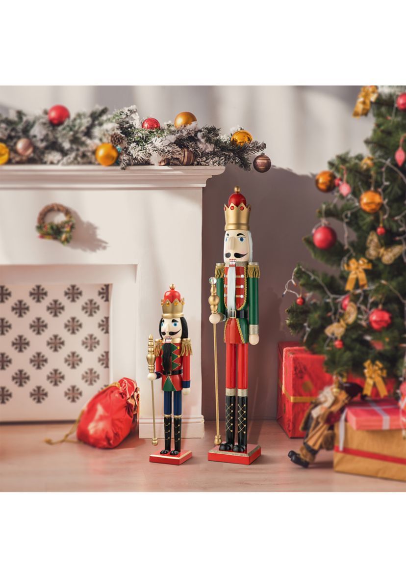 24-inchH Wooden Christmas King Nutcracker