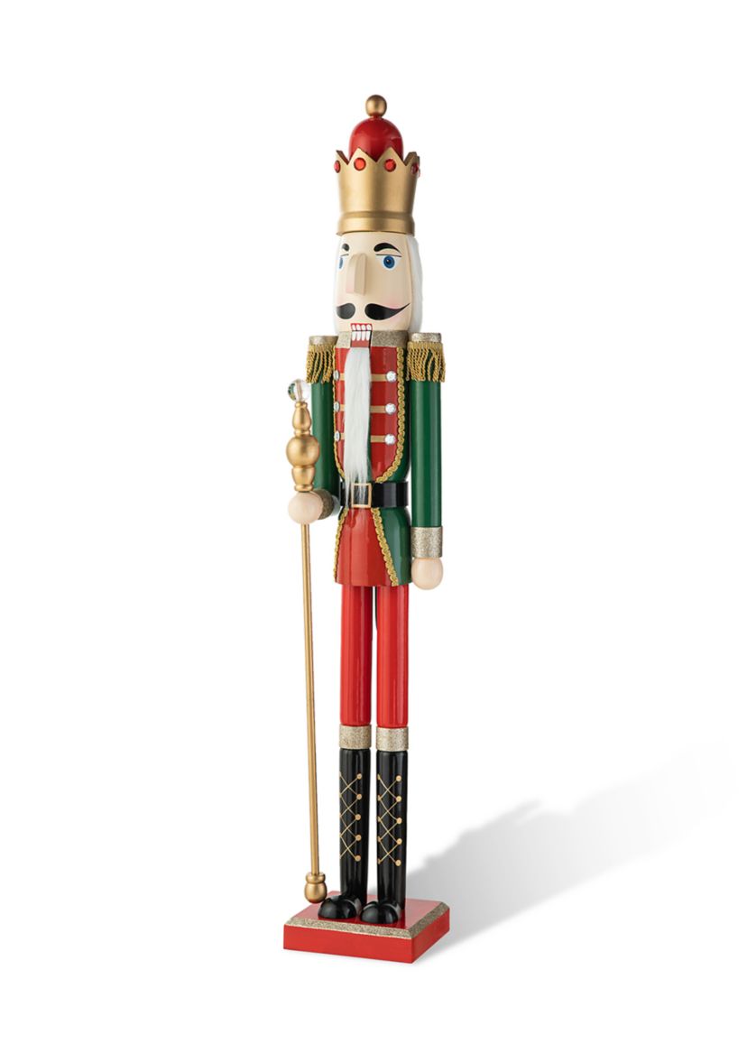 42-inchH Wooden Christmas King Nutcracker
