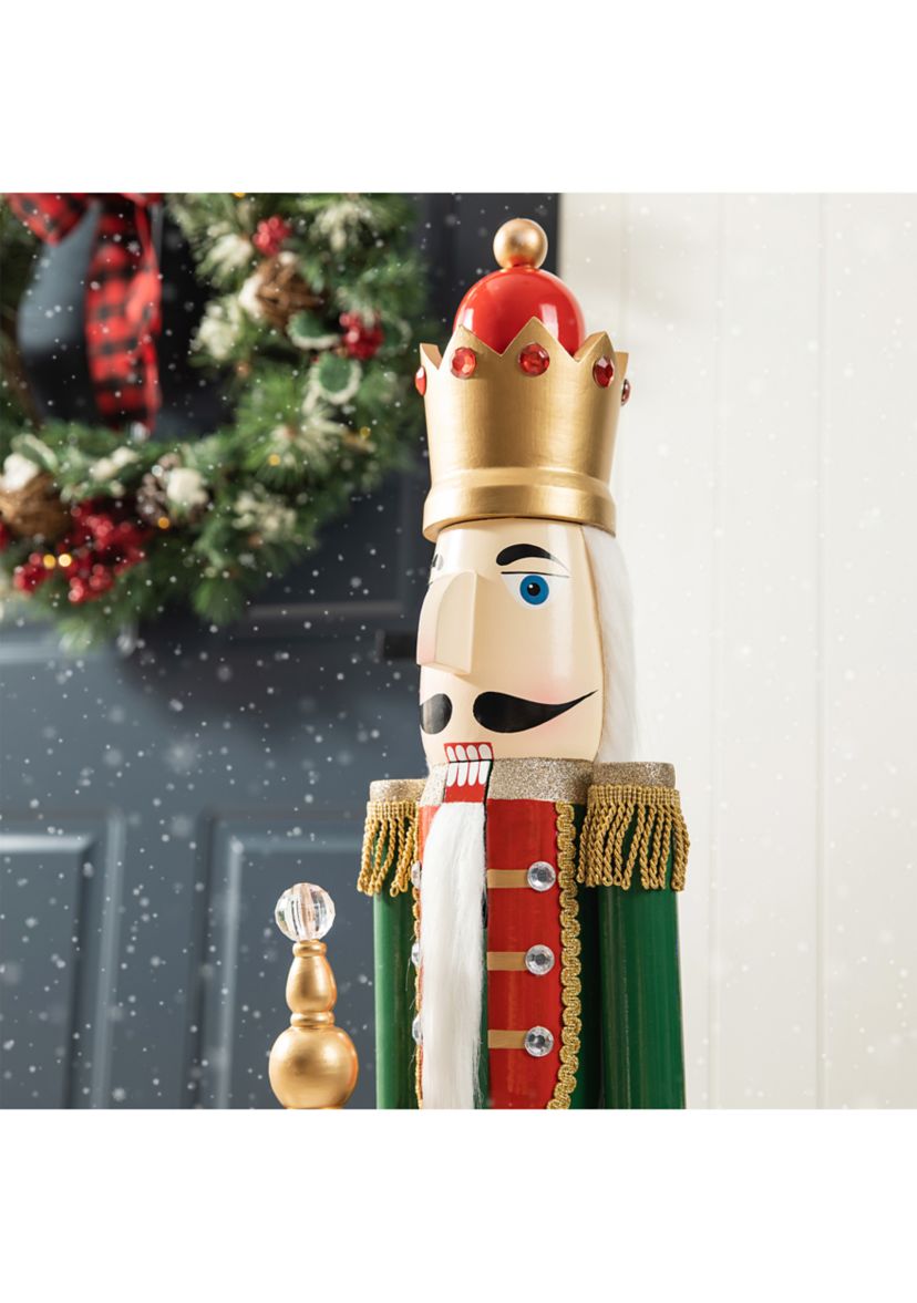 42-inchH Wooden Christmas King Nutcracker