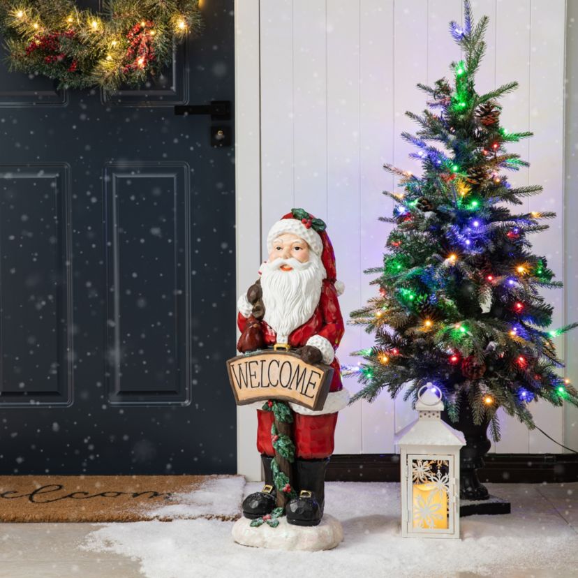 28H MGO Christmas  Santa Porch Decor