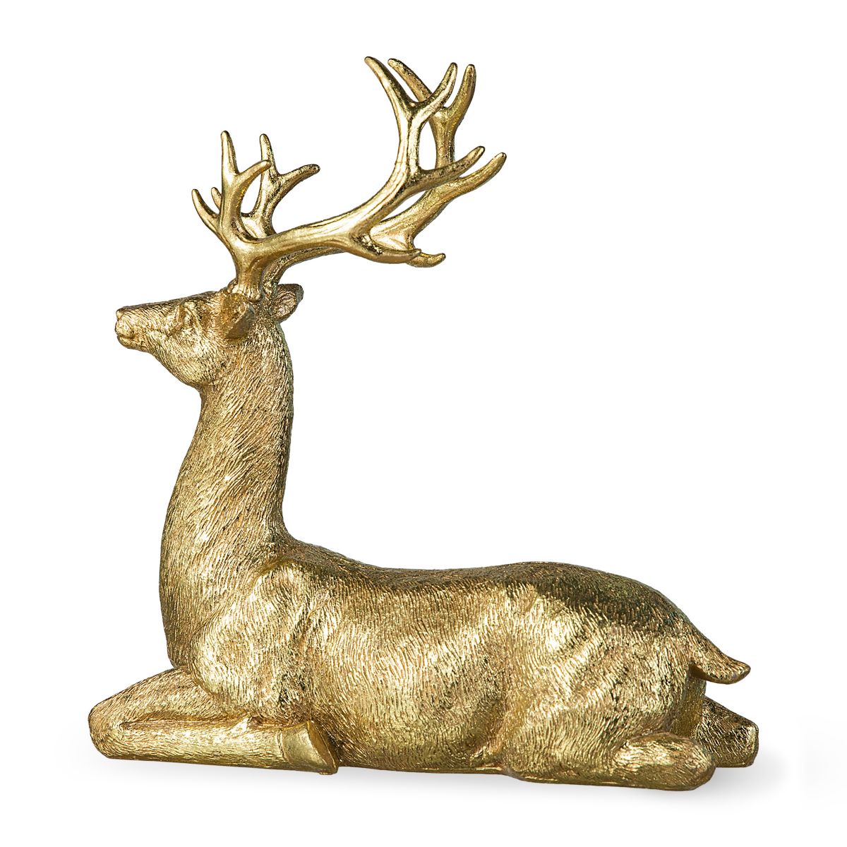 11H Resin Christmas Lying Reindeer Table Decor