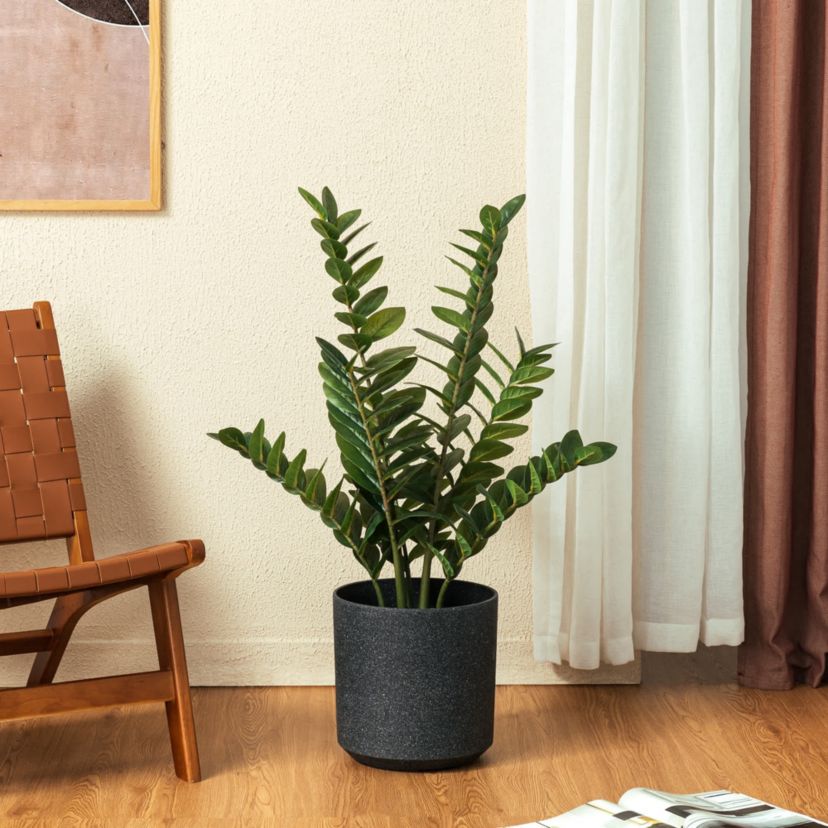 2.75ft. Faux  Money Tree in PotOverall: 17.00"L X 17.00"W X 33.00"HPot Size：6"D X 5"H