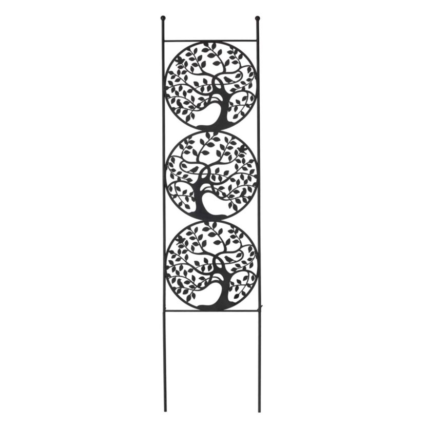 48"H Metal Tree of Life Garden Trellis, Garden Stakes (KD)