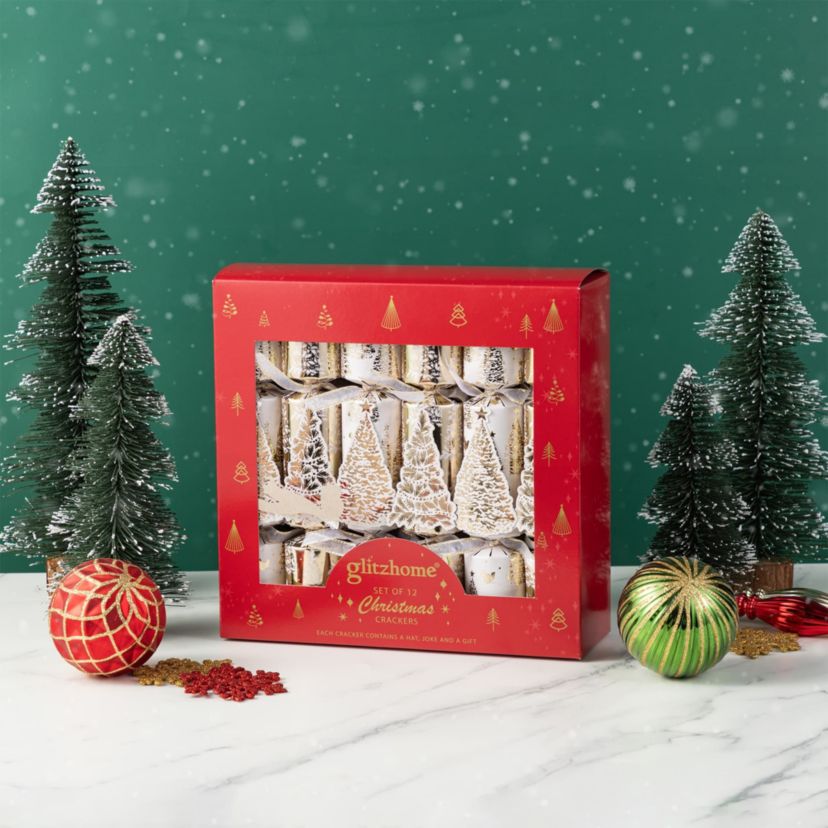 12PK 1.50D X 10.00H Christmas Tree Party Cracker with Gift Contents