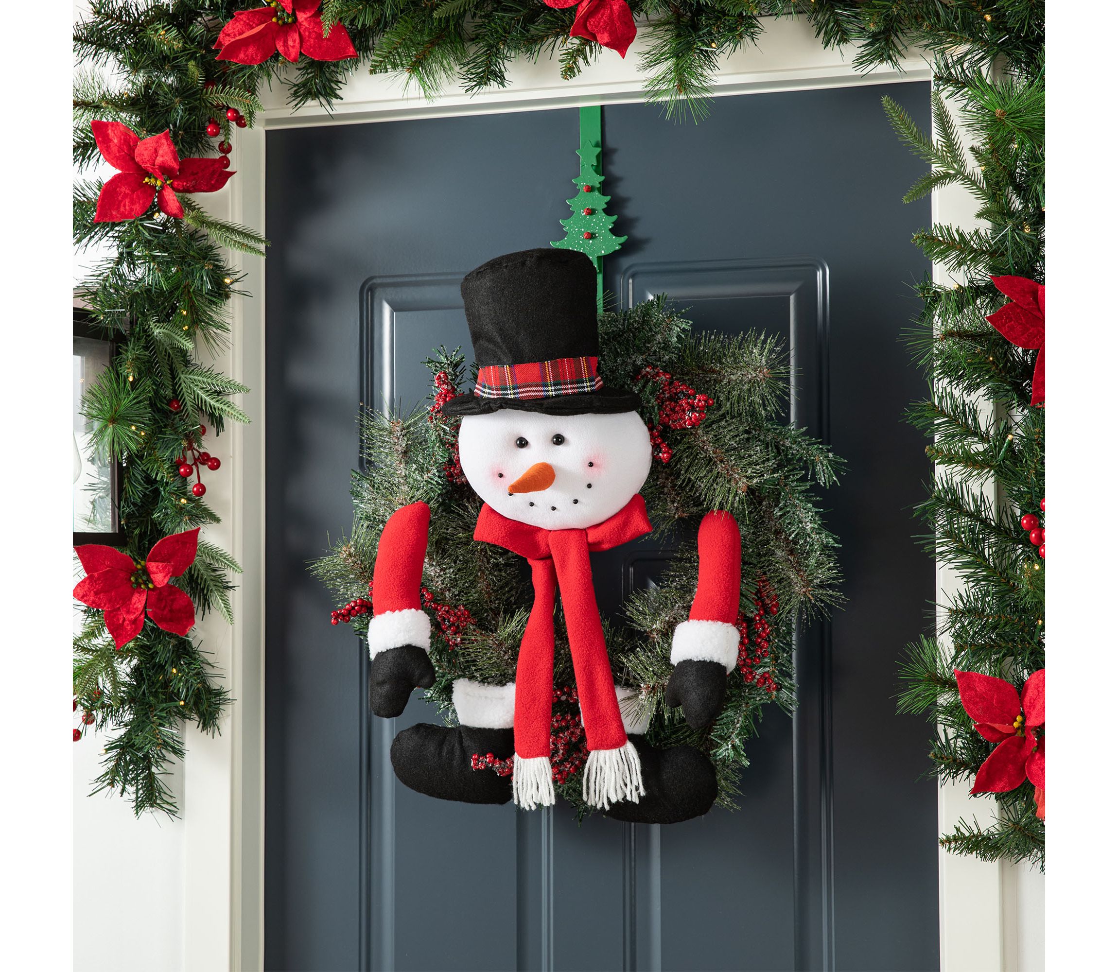 20“H Christmas Fabric Snowman Ornament