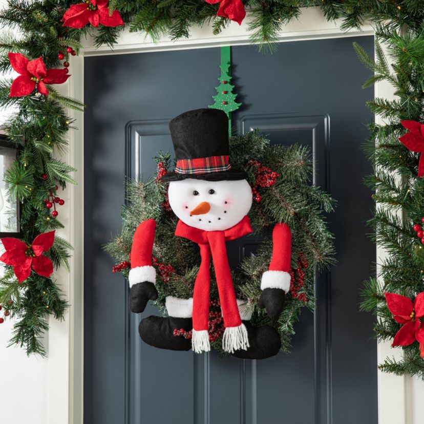 20“H Christmas Fabric Snowman Ornament