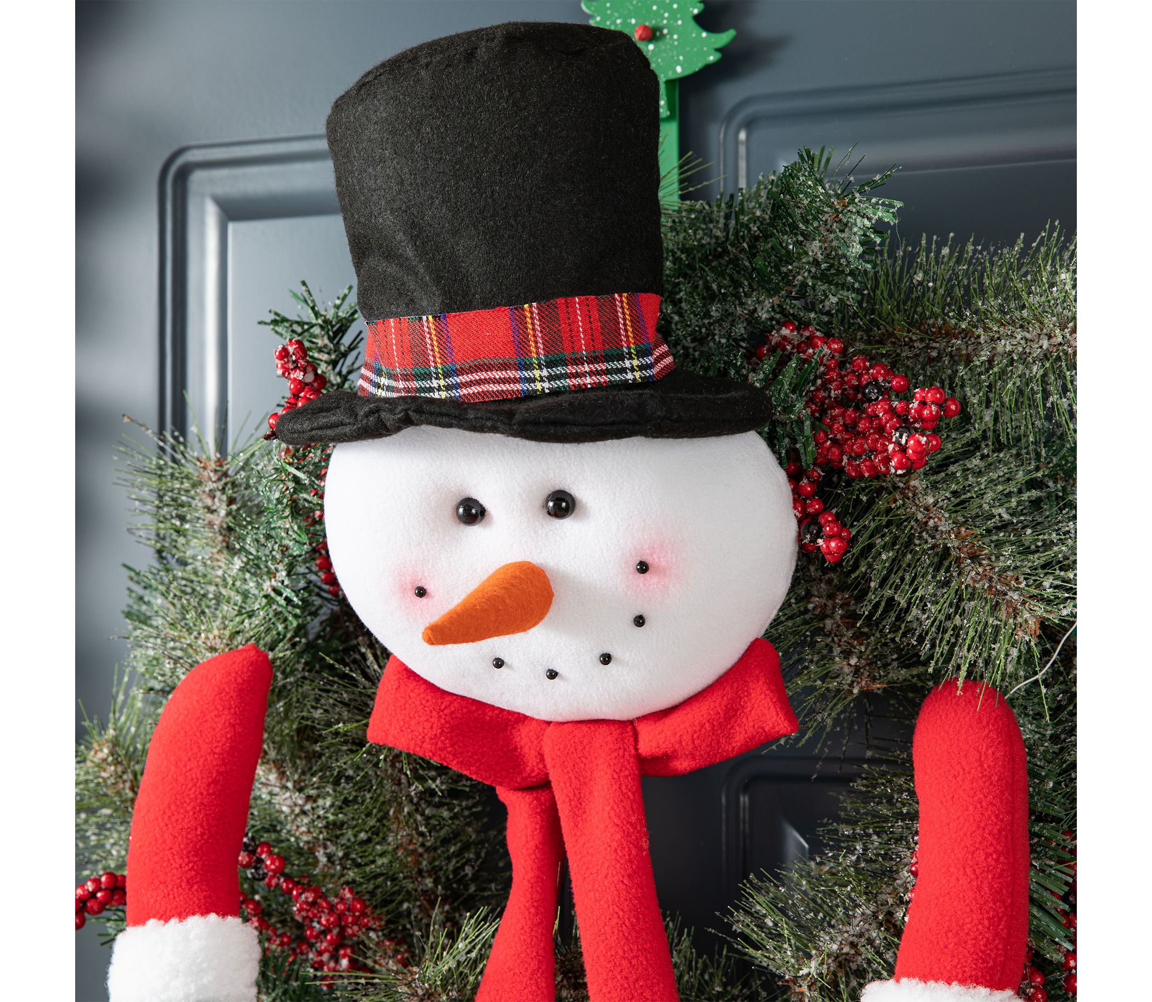 20“H Christmas Fabric Snowman Ornament