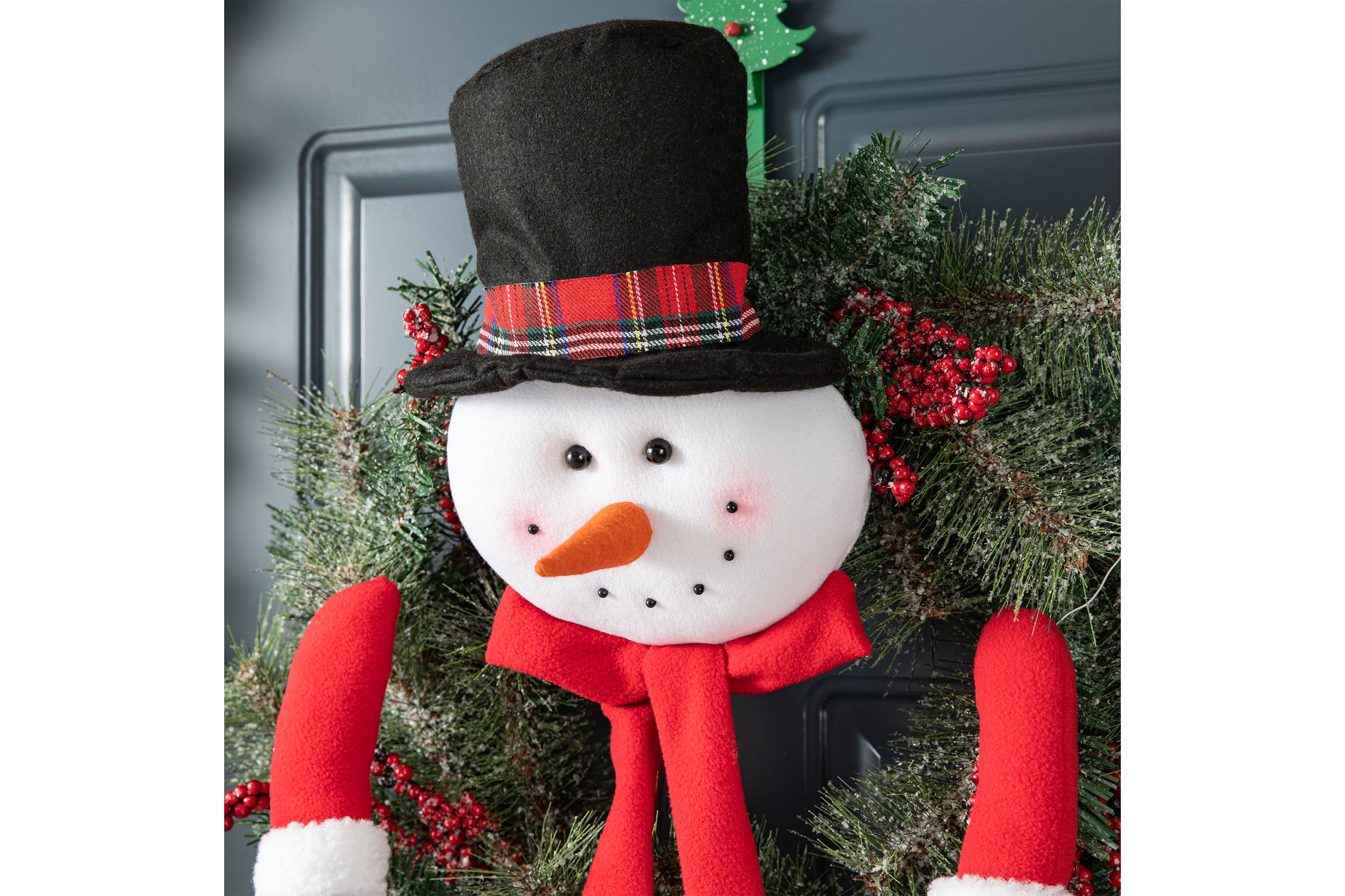20“H Christmas Fabric Snowman Ornament