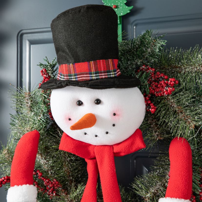 20“H Christmas Fabric Snowman Ornament